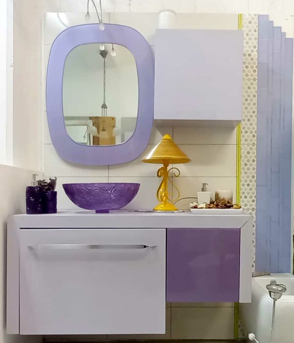 Composizione Made One glicine senza lavabo