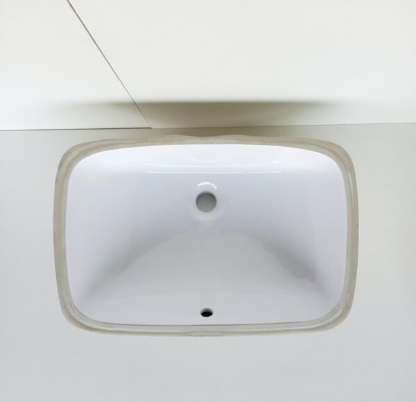 Lavabo Azura rettangolare bianco