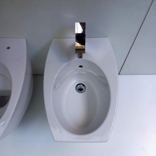 Coppia di sanitari Duemilasette sospesi bianchi - immagine 3