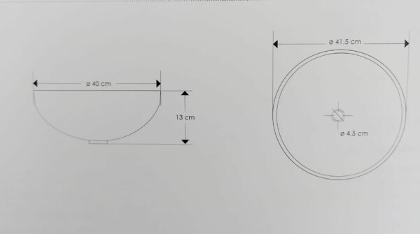 Lavabo Baccar ad appoggio viola - immagine 3