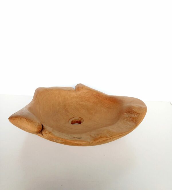 Lavabo Batik ad appoggio in teak - immagine 3
