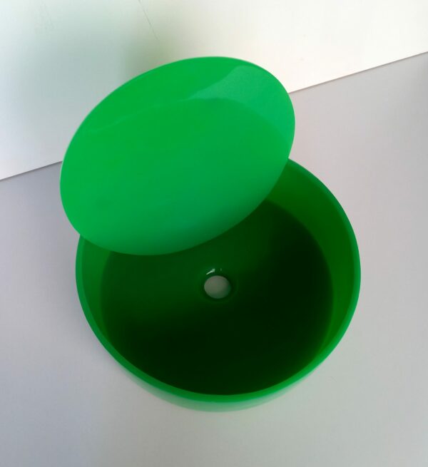 Lavabo Jell ad appoggio verde - immagine 2