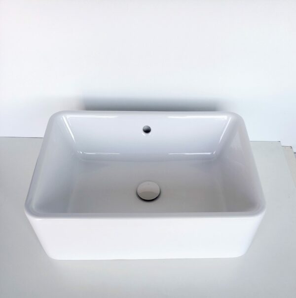 Lavabo Shu60 ad appoggio bianco