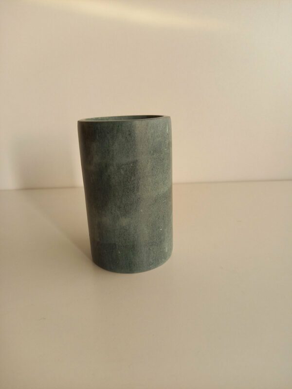 Set accessori bagno Marble verde 3pz. - immagine 4