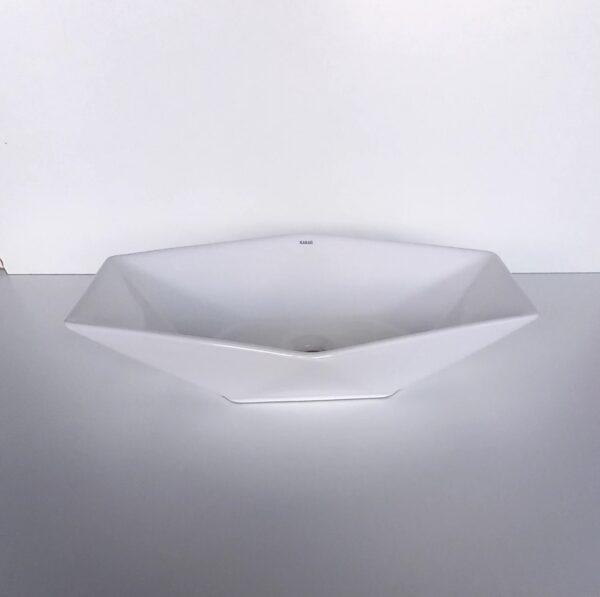 Lavabo Diamante ad appoggio bianco