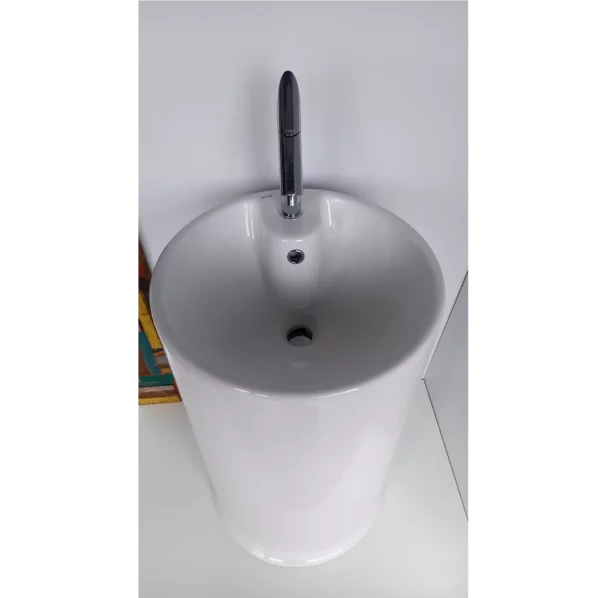 Lavabo Gate da terra bianco - immagine 3