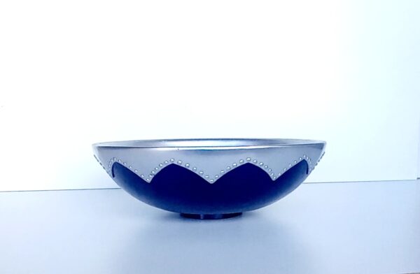 Lavabo Majorelle ad appoggio blu/argento - immagine 2