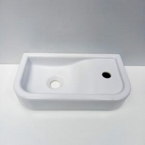 Lavabo Oper 45 bianco ad appoggio/sospeso bianco