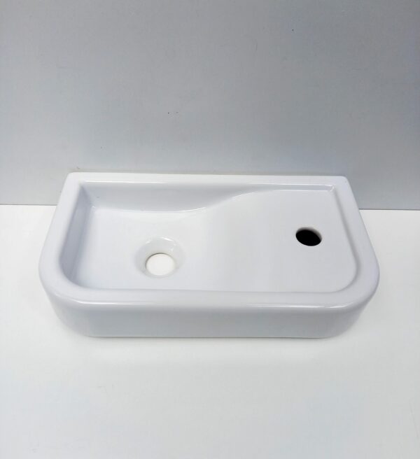 Lavabo Oper 45 bianco ad appoggio/sospeso bianco