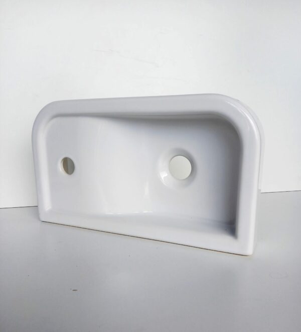 Lavabo Oper 45 bianco ad appoggio/sospeso bianco - immagine 2