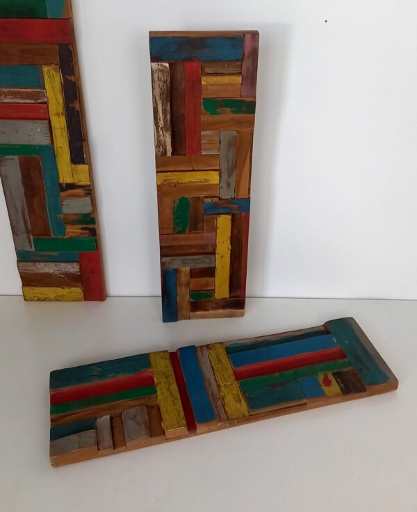 Rivestimento in legno Eclettic colorato