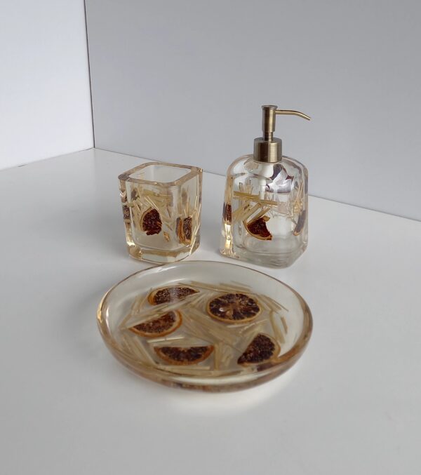 Set accessori bagno Arance 3pz.