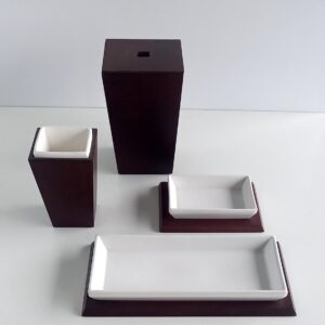 Set accessori bagno Kyoto tanganika 4pz.