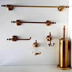 Set accessori bagno Star bronzo invecchiato 6pz.