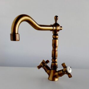 Rubinetteria monoforo lavabo Memorie bronzo