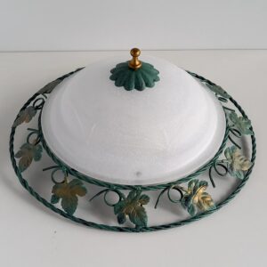 Plafoniera Etru verde ossido