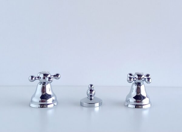 Rubinetteria bidet tre fori Ulisse cromo