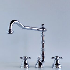 Rubinetteria lavabo tre fori Ulisse cromo