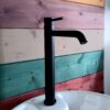 Miscelatore lavabo prolungato New Artemi nero opaco - immagine 2