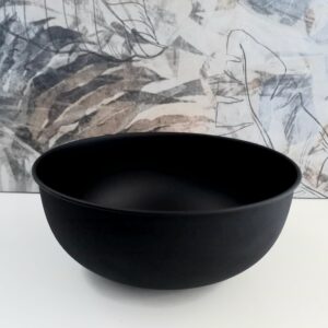 Lavabo Open Total ad appoggio nero