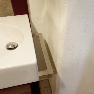 Portasciugamani laterale cromo per lavabo Bohémien