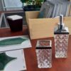 Set accessori bagno Suite cristallo 2pz. - immagine 2