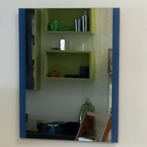 Specchio Righe blu