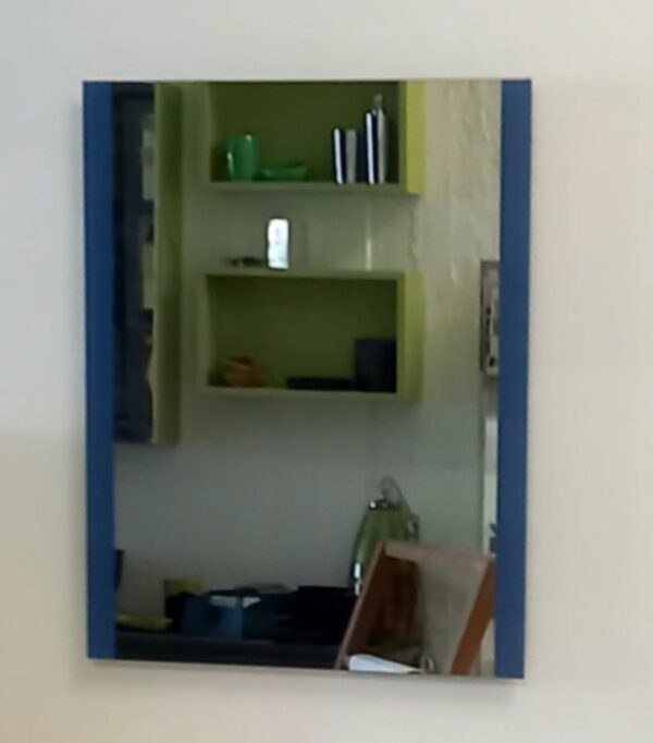 Specchio Righe blu