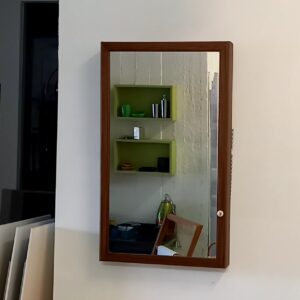 Specchio contenitore 61-2 noce