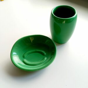 Set accessori bagno Colors verde 2pz.