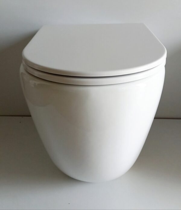 Vaso Milos a terra bianco - immagine 2