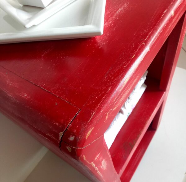 Mobile contenitore aperto Elegant rosso - immagine 3