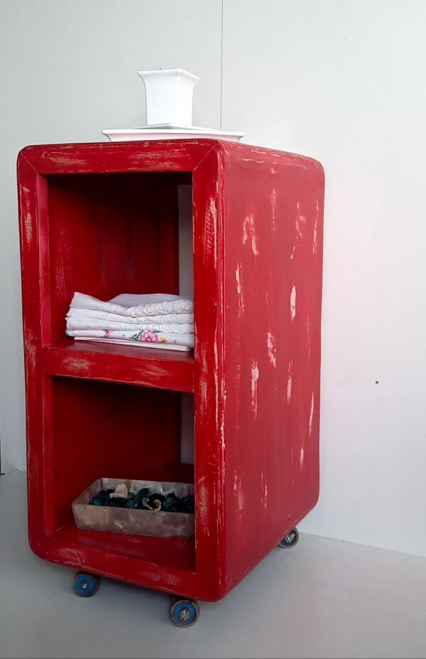 Mobile contenitore aperto Elegant rosso - immagine 2