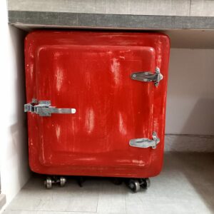 Mobile contenitore basso Elegant rosso