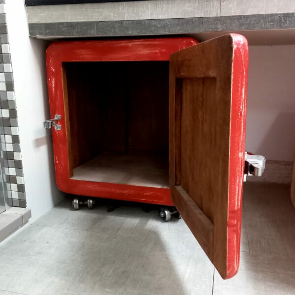 Mobile contenitore basso Elegant rosso - immagine 2