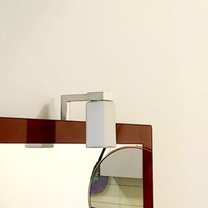 Applique da specchio Pegaso cromo
