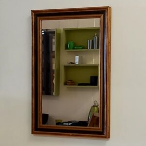 Specchio Tudor oro-nero-bordeaux
