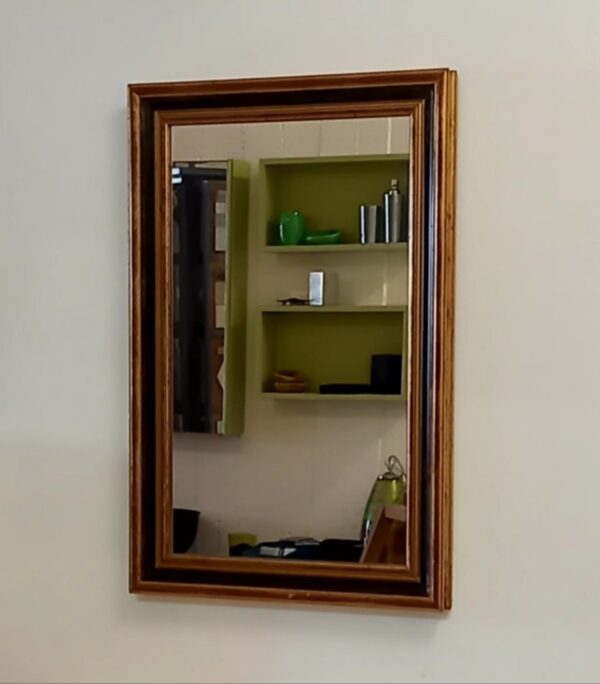 Specchio Tudor oro-nero-bordeaux