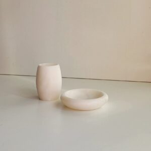 Set accessori bagno Bombay alabastro 2pz.