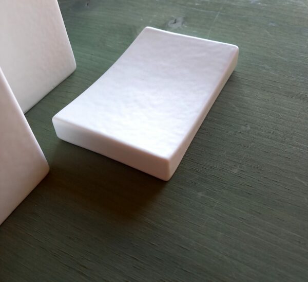 Set accessori bagno Domino bianco 3pz. - immagine 3