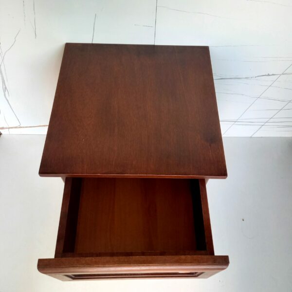 Sgabello K-20 con cassetto noce - immagine 2