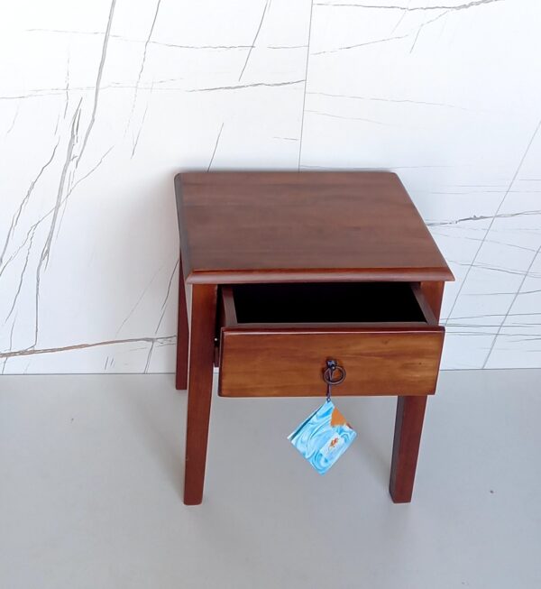 Sgabello K-21 con cassetto noce - immagine 2