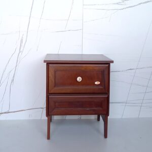 Sgabello K-20 con cassetto noce